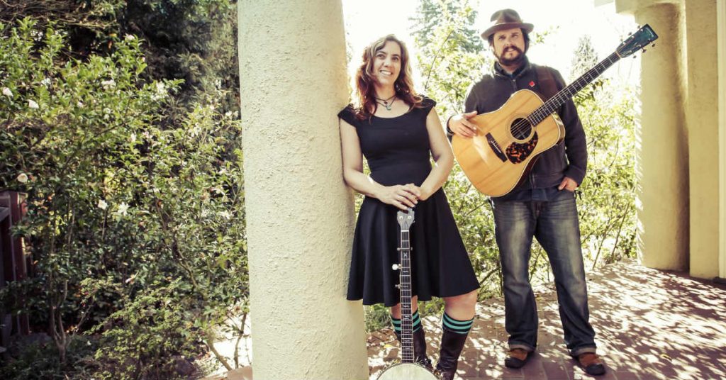 Cara Luft and JD Edwards from Roots band The Small Glories