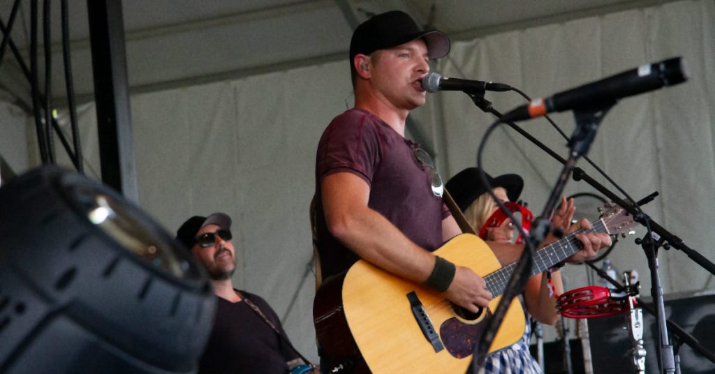 Brady Kenneth playing at Boots & hearts