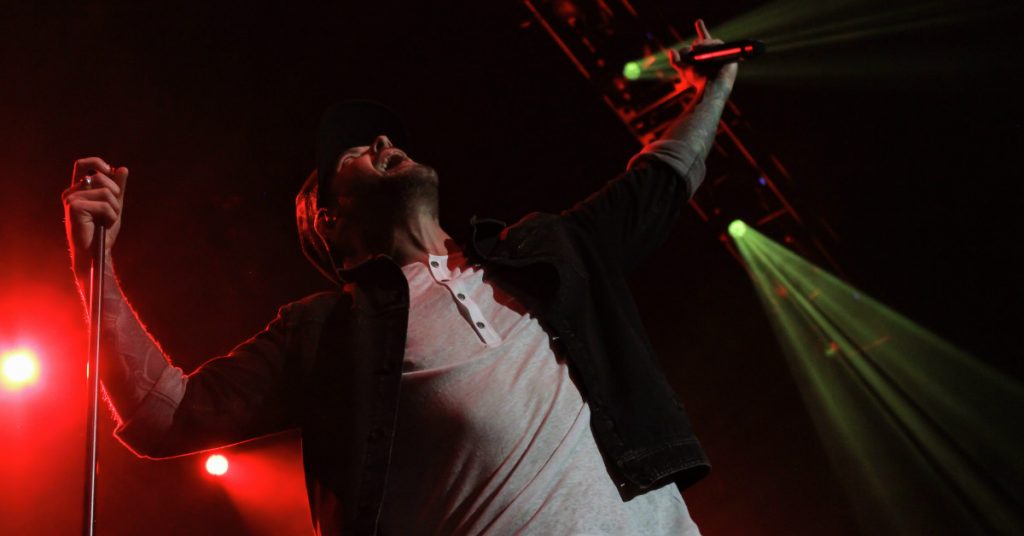 Dallas Smith performs at Rogers Place in Edmonton