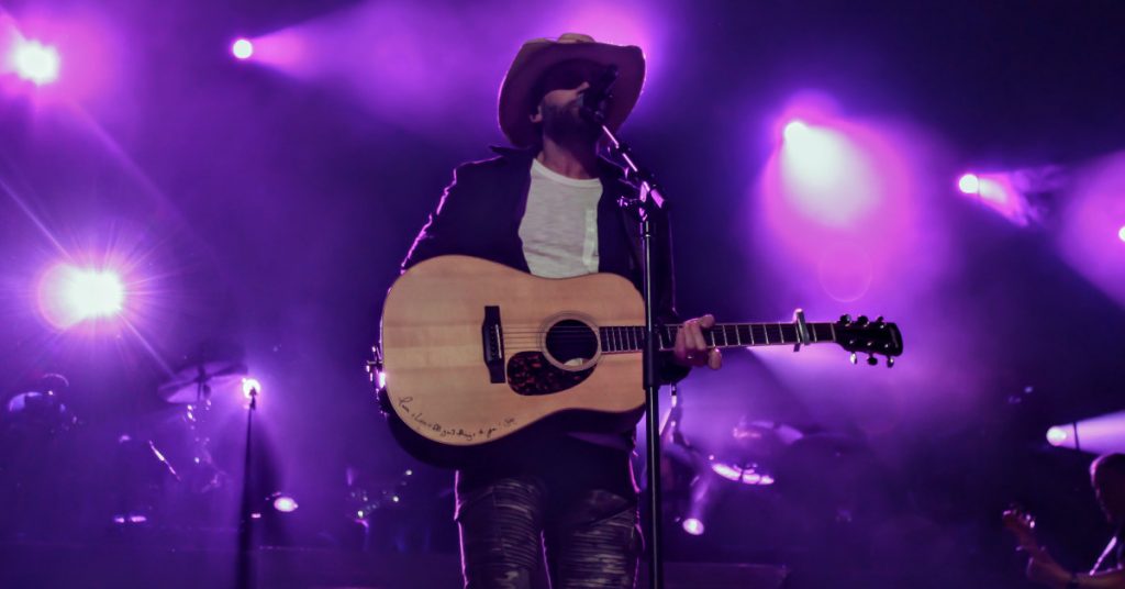 Dean Brody Performing at Rogers Place in Edmonton