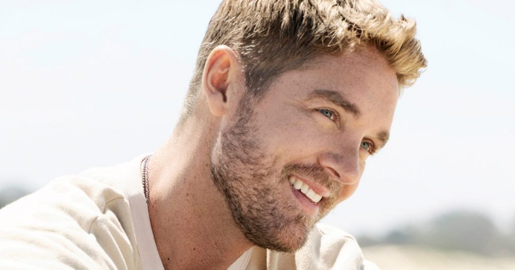 Brett Young performing at the 2020 Cavendish Beach Music Festival