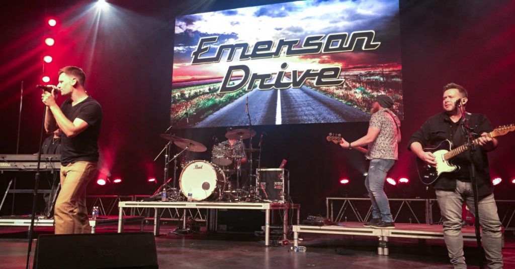 Emerson Drive performing in Edmonton at the River Cree Resort and Casino