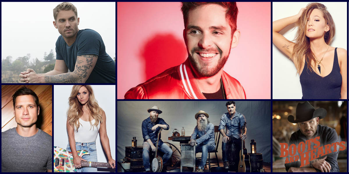 Boots & Hearts Sunday lineup with Thomas Rhett, Brett Young, Washboard Union, Lindsay Ell, Kira Isabella, Walker Hayes, Bobby Wills and more