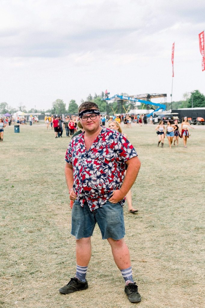 Hawaiian shirts at Boots & Hearts