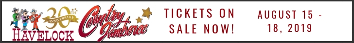 Buy Tickets for the 2019 Havelock Country Jabmoree