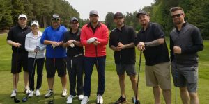 Tebey, Dallas Smith, and others play gold at Black Diamond Golf Course