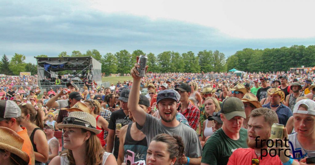 The crowd at Big Sky Music Festival 2019