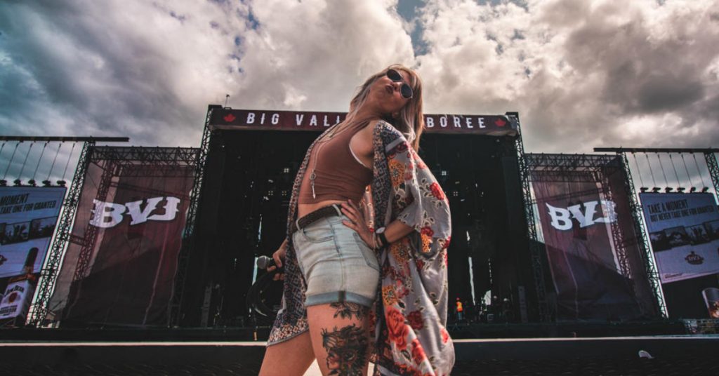 Tanya Ryan on the Big Valley Jamboree Stage
