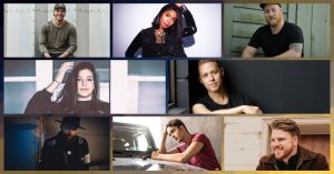 A group of emerging Canadian country artists in 2021