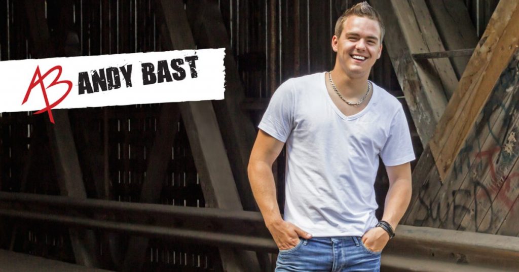 Andy Bast is one of the finalist of the Boots and Hearts Emerging Artist Showcase