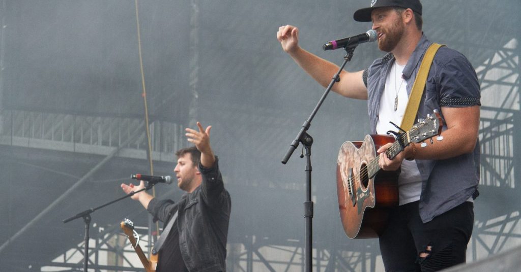 Buck Twenty performing on the Boots & Hearts Stage