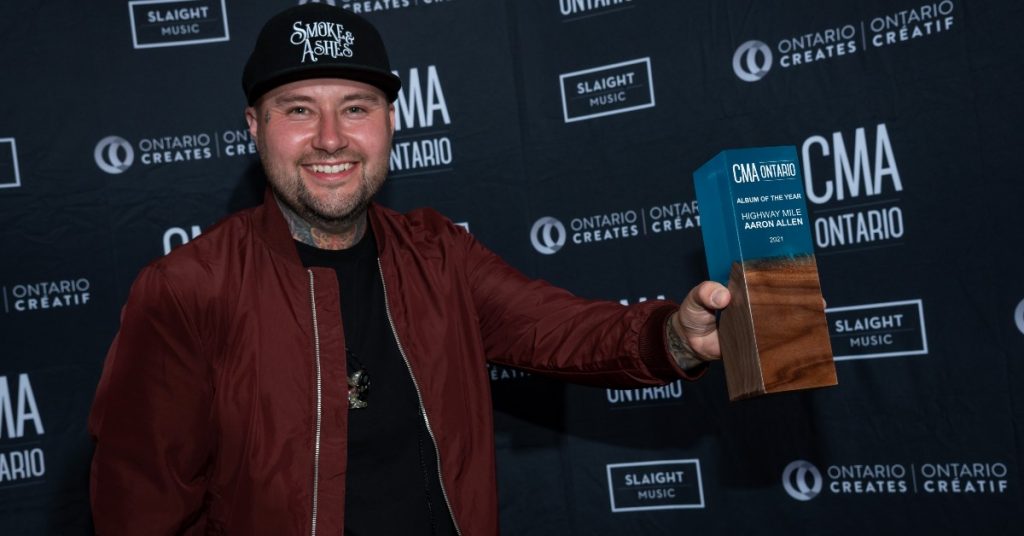 Aaron Allen at the CMAO Awards