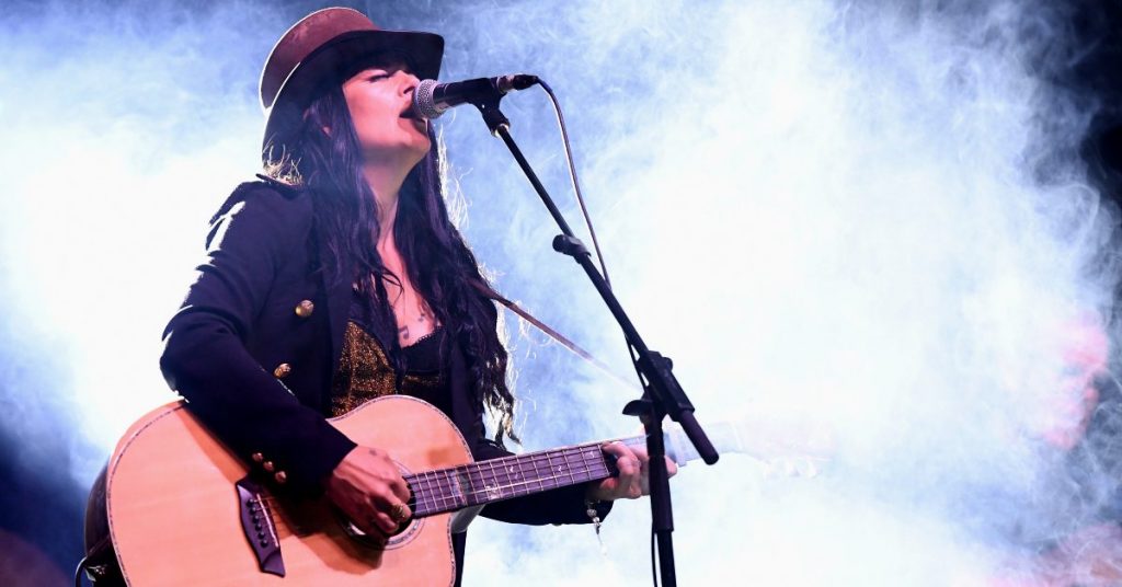 French Country artist Reney Ray performing at the 2021 CMAO Awards