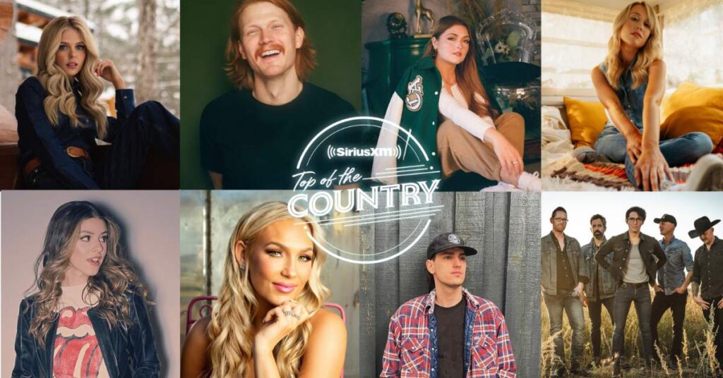 Finalists for the 2023 siriusxm Top of the Country contest