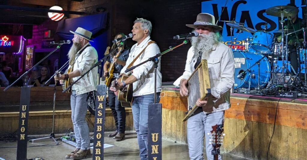 The Washboard Union on Stage
