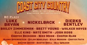 Coast City Country Festival Lineup 2024
