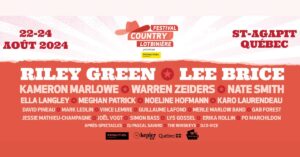 Festival Country Lotbiniere Lineup Poster