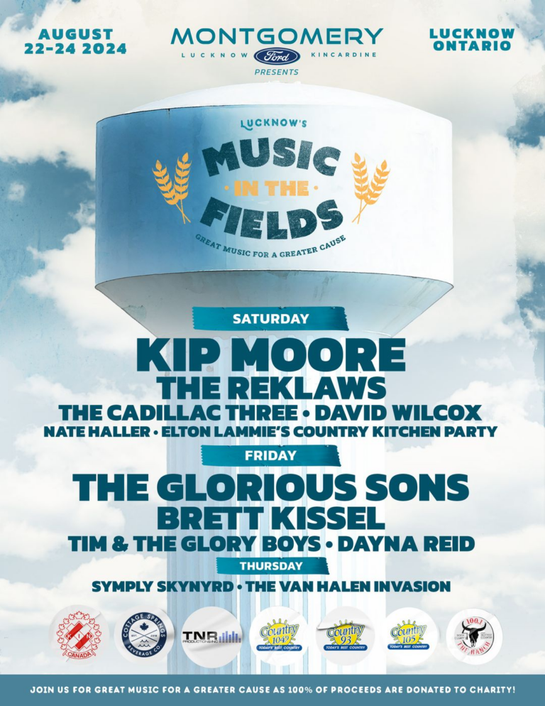 2024 Lucknow's Music in the Fields Lineup, Tickets, and More Front