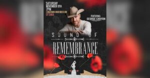 Poster for the Sound of Remembrance festival in Ottawa