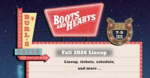Boots and hearts lineup for 2026