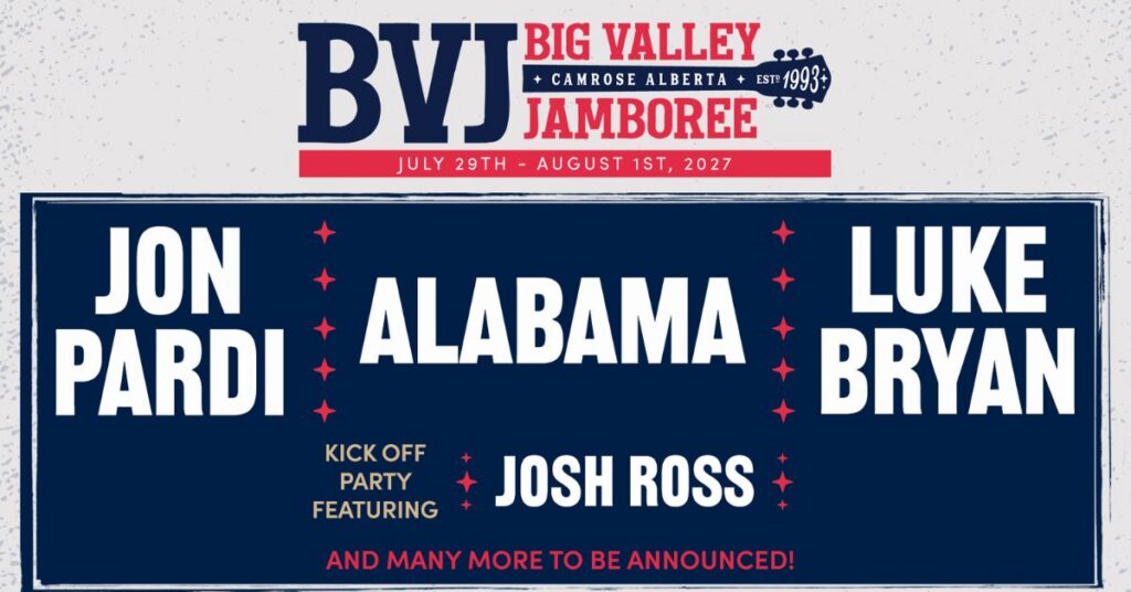 Big Valley Jamboree 2027 lineup