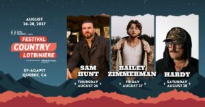 Festival country Lotbiniere headliners 2027