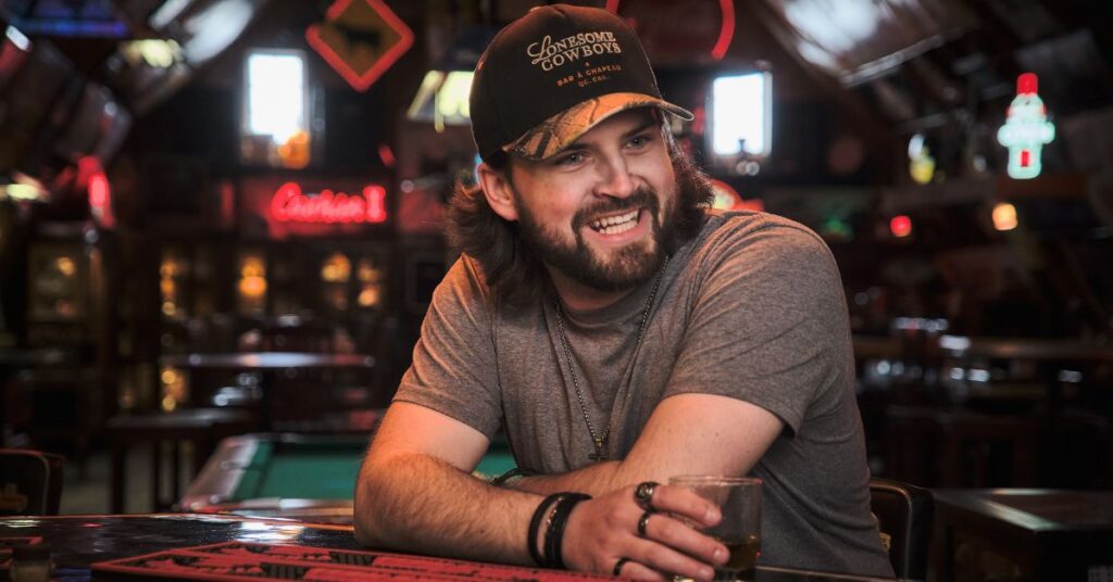 Josh Stumpf at a bar
