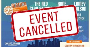 Country Thunder Alberta Cancelled