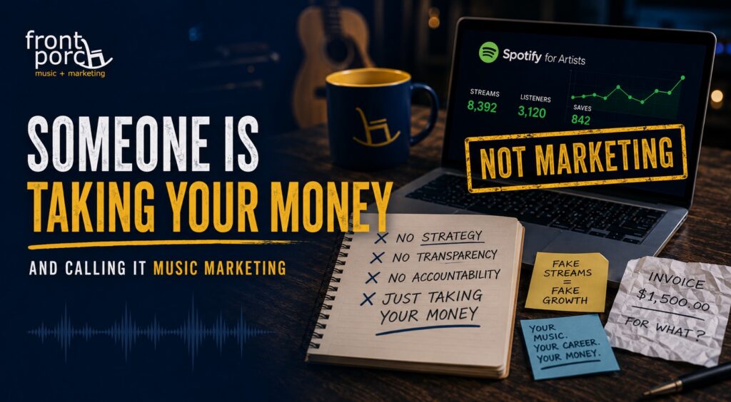 Many people will take your money and call it Music Marketing